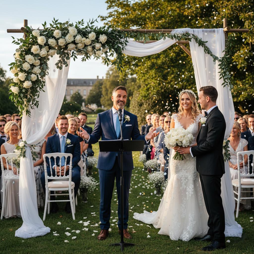 Свадебная церемония - пример проведения мероприятия